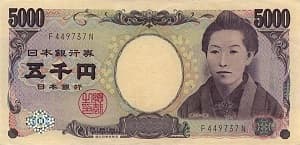 JPY Circulated 5k